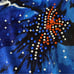 Berek NWT Women’s Size S Blue White Black Floral Lapis of Luxury Open Cardigan