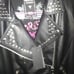 Studded Faux Leather Jacket by Guess