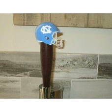 NCAA UNC Tar Heels Tap Handle Kegerator North Carolina Football Wood ACC Keg