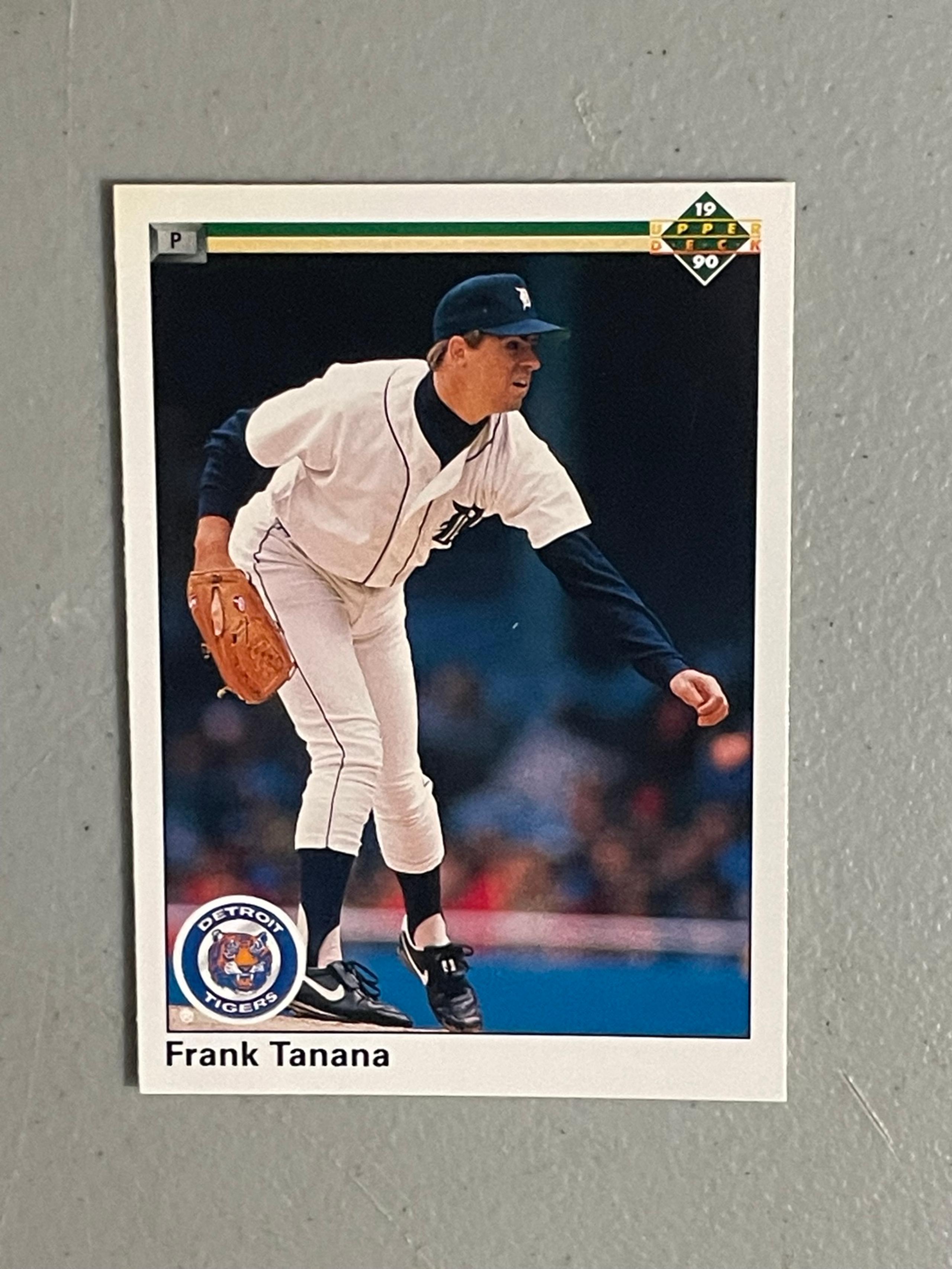 Baseball Trading Card: Detroit Tigers - Frank Tanana # 516 (Upper Deck, 1990)