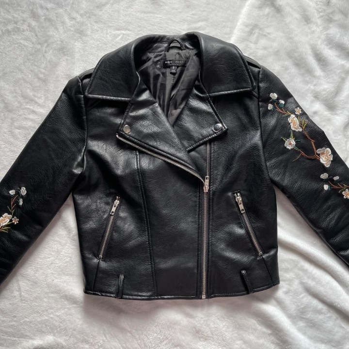 Romeo & Juliet Embroidered Faux Leather