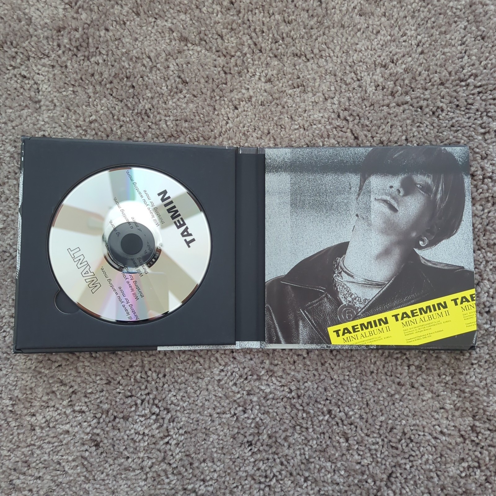 TAEMIN 対面サイン会直筆サインCD、チケット