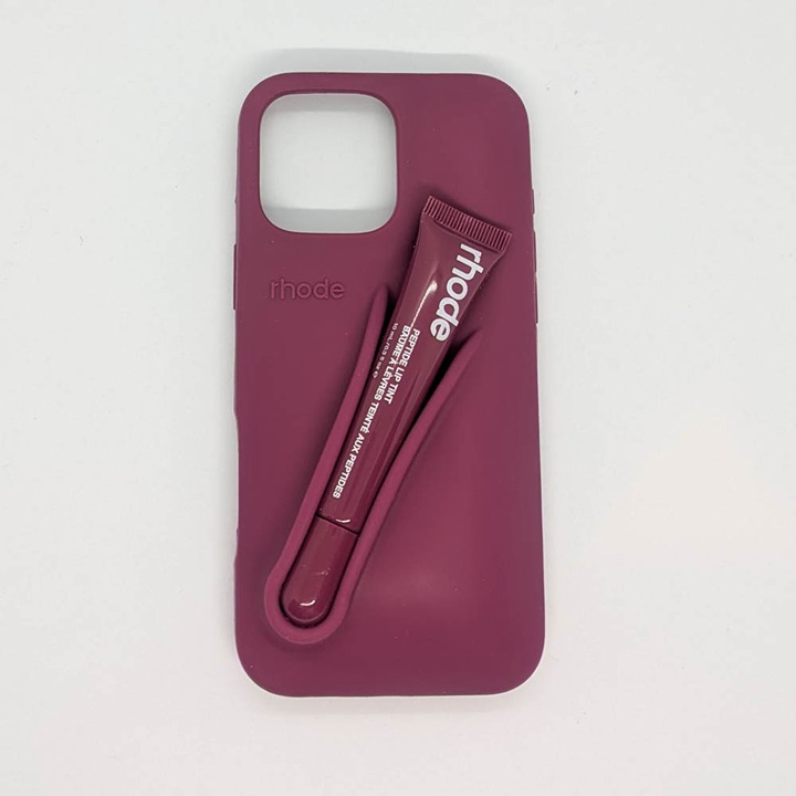 ⭐ Rhode Raspberry Jelly Iphone 16 Pro Max Case Cover Lip