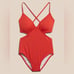 NWOT! Banana Republic Red Sunset Cut Out One Piece - Size XS