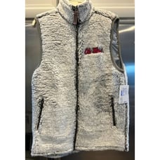 NWT Pressbox Ole Miss Fleece Vest - M