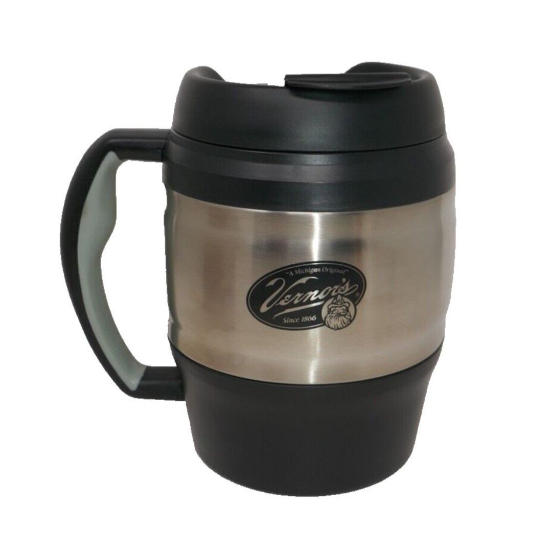 Bubba Keg Insulated Mug 52 Oz Travel Keg Shape Mug with Vernors Logo