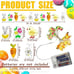2 Pcs Easter Decorations String Lights 10Ft 30 LED Easter Eggs Chick