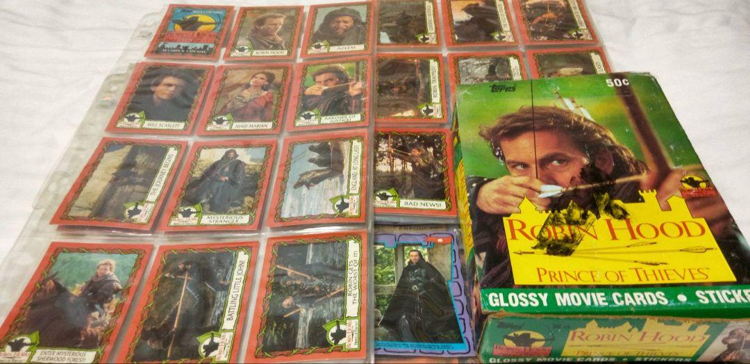 Robin Hood Trading Cards, Complete Set of 55 (64) Waterworld Edition