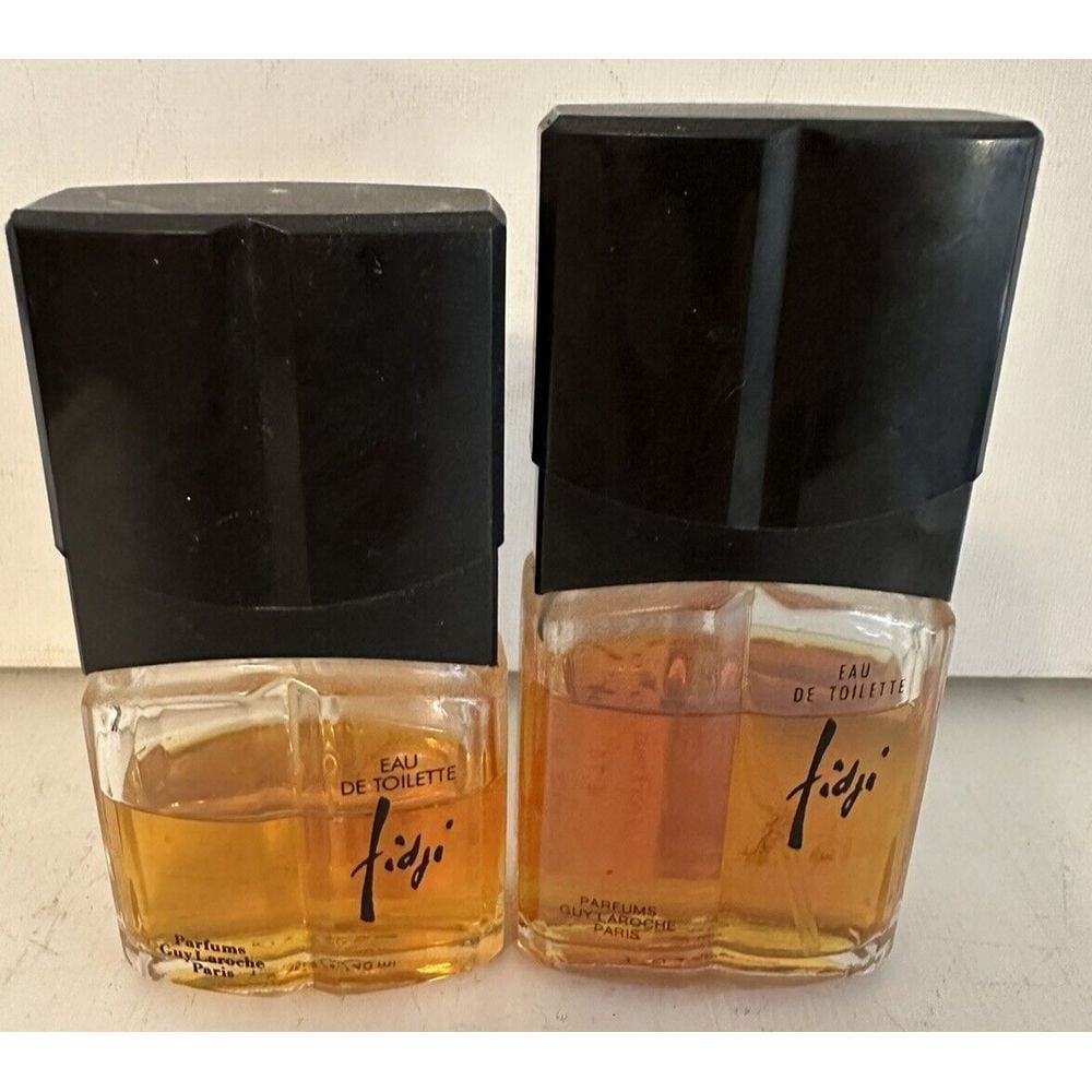 FIDJI Perfume by Guy Laroche Paris VINTAGE Eau de Toilette Set of 2
