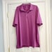 TURTLESON Tour Performance Mens XXL Golf Polo Shirt Short Sleeve Purple Stretch