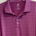 TURTLESON Tour Performance Mens XXL Golf Polo Shirt Short Sleeve Purple Stretch