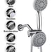 AQUAFLOW DUAL SHOWER HEAD CHROME