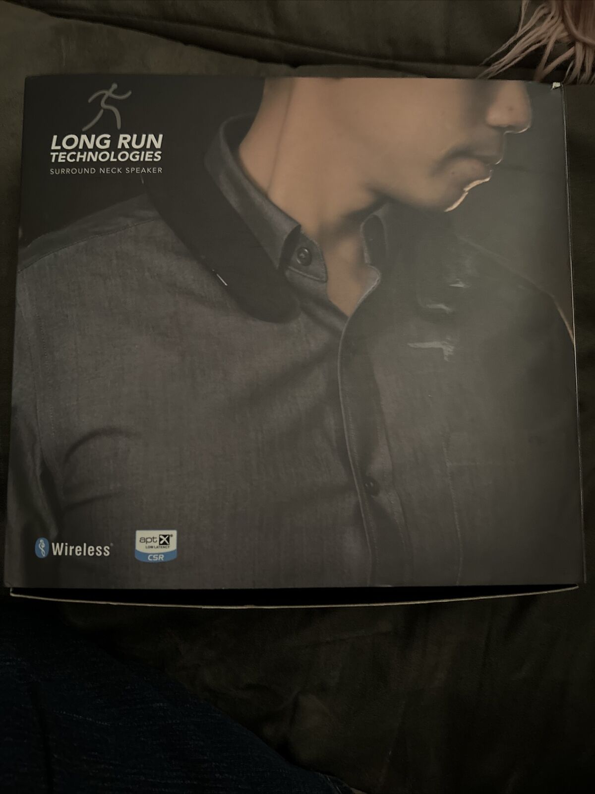 Long Run Technologies Wireless Bluetooth Built-in Mic Wearable Neckband Speaker