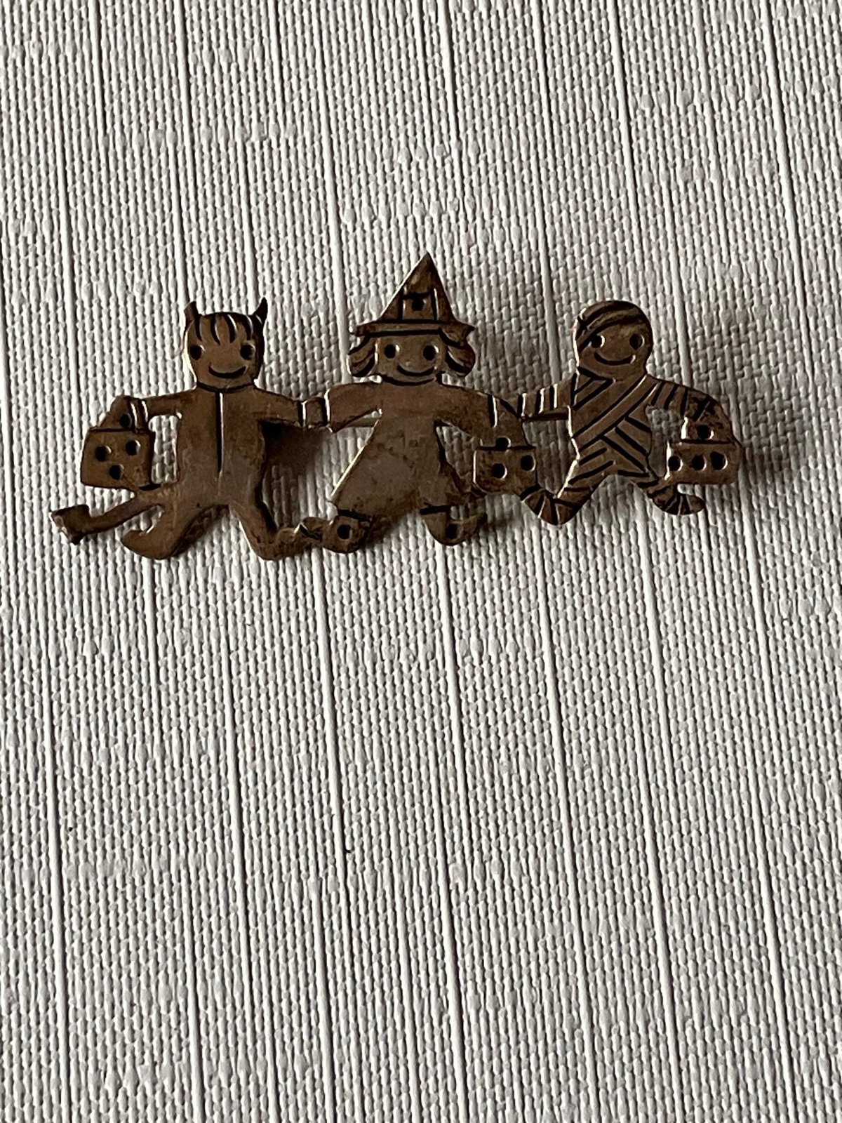 Vintage Mexico Sterling Silver Halloween Pendent