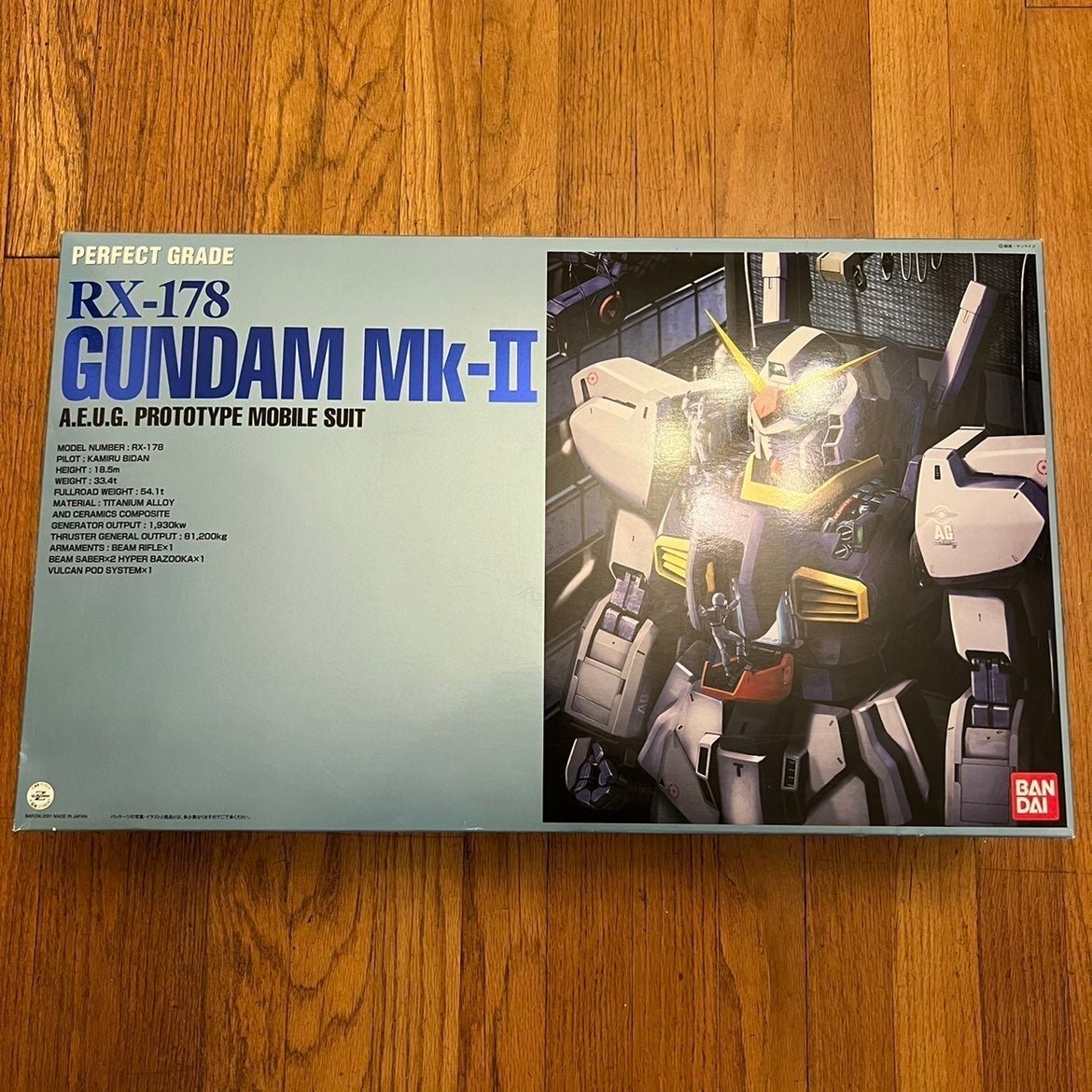 Perfect Grade RX-178 Gundam MK-II 1/60 Bandai