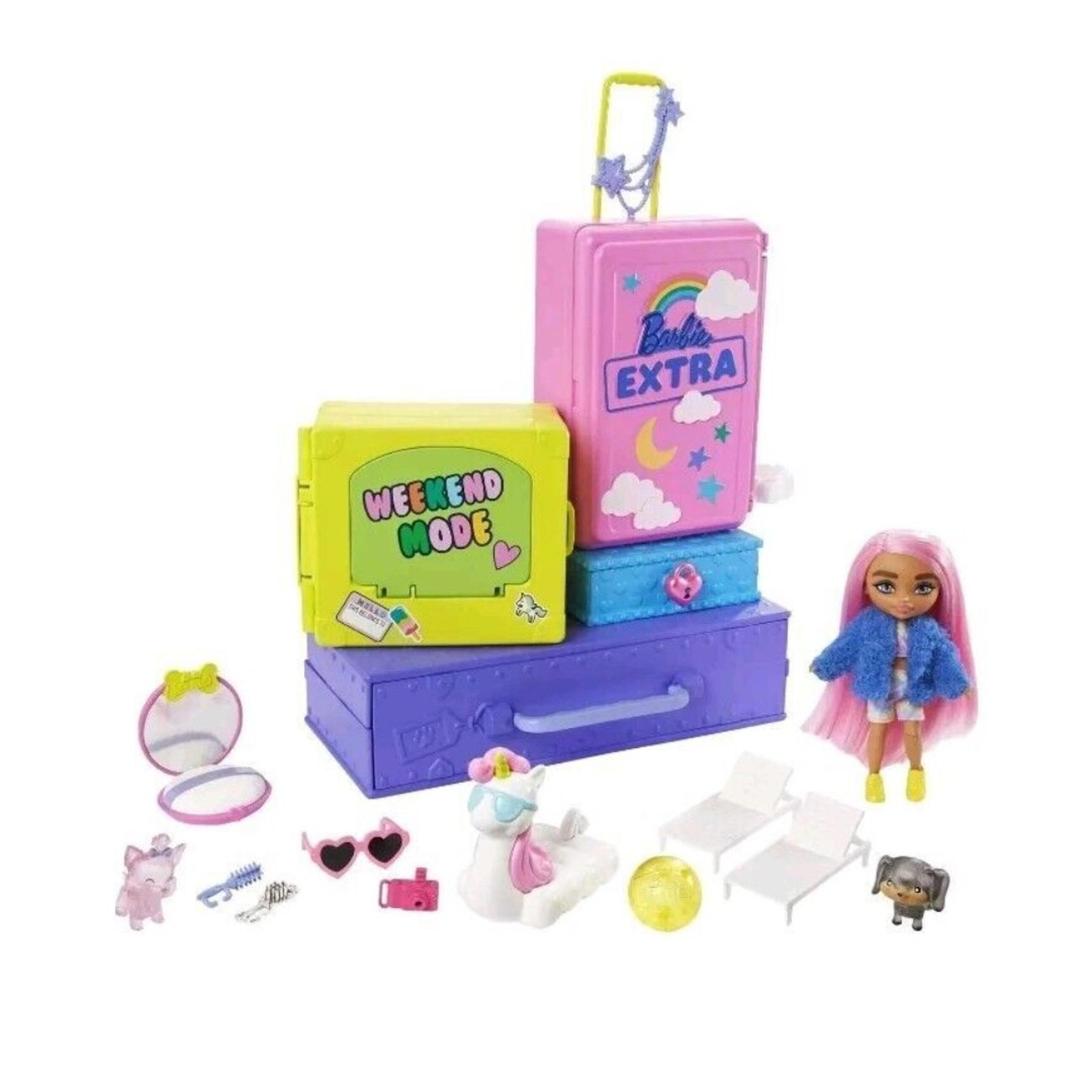 Barbie Extra Minis Pet Dollhouse, Travel Party Playset