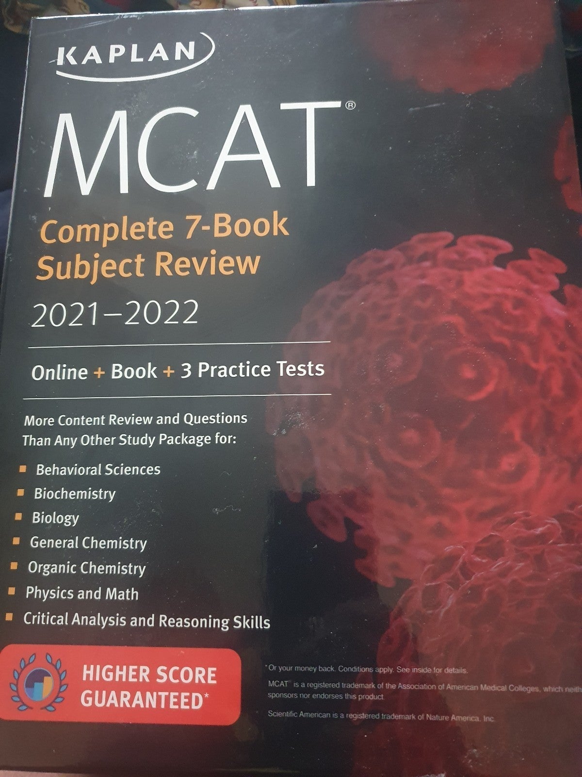 Kaplan MCAT complete 7-Book Subject Review 2021-2022