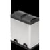 ☆16 Gallon 2 Compartment Kitchen Trash Can & Recycling Bin, Silver