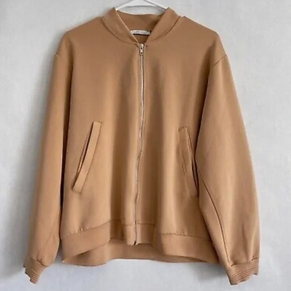 Tan Bomber Jacket