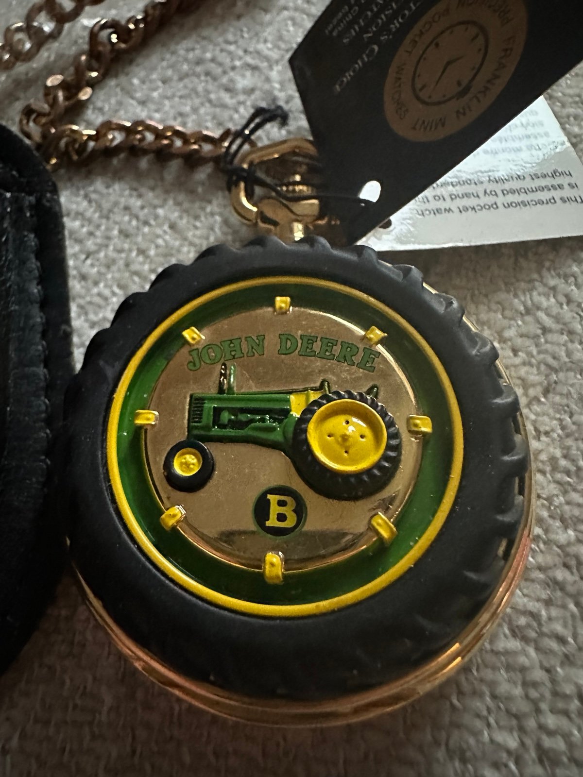 john deere pocket watch