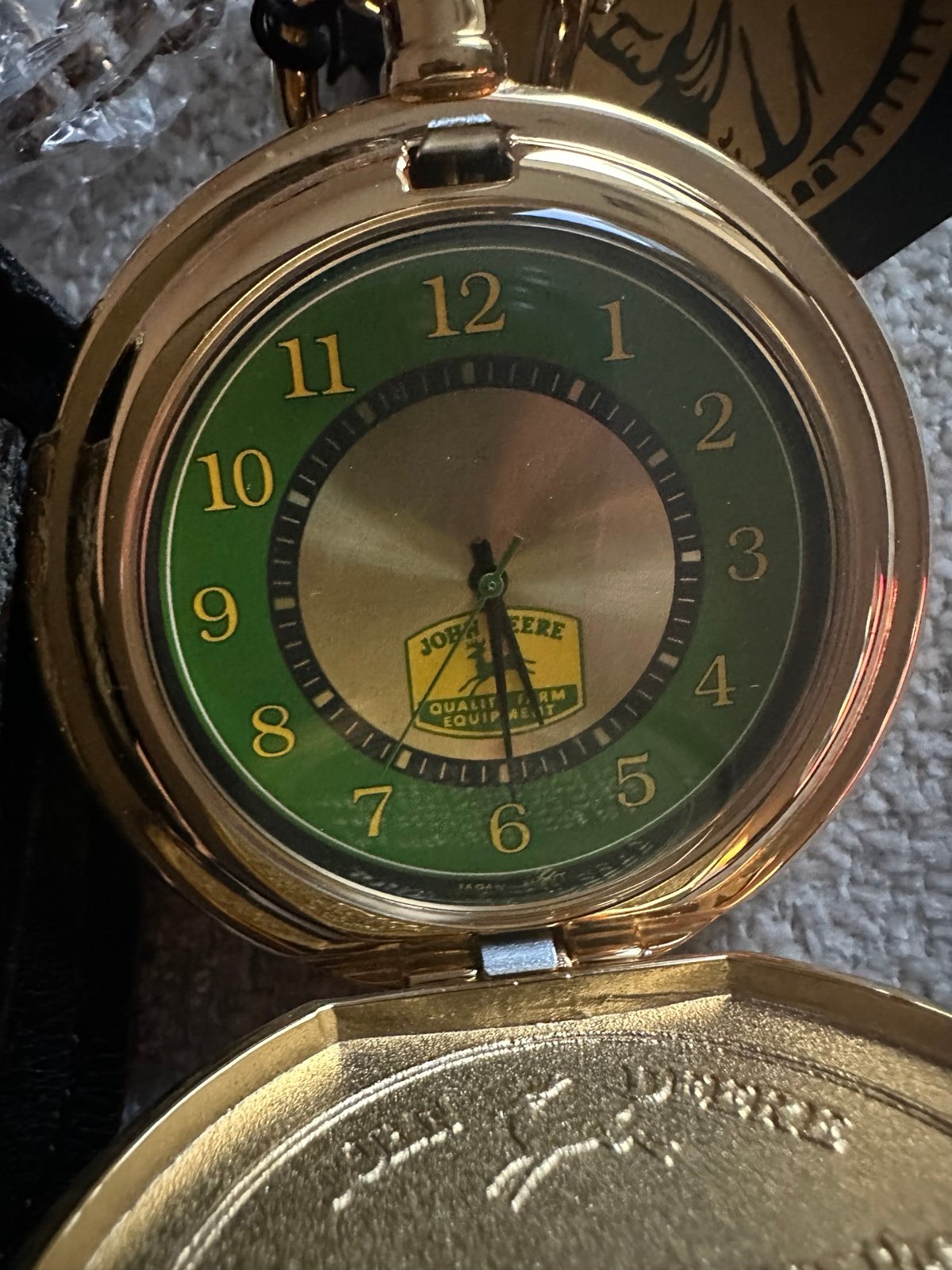 john deere pocket watch