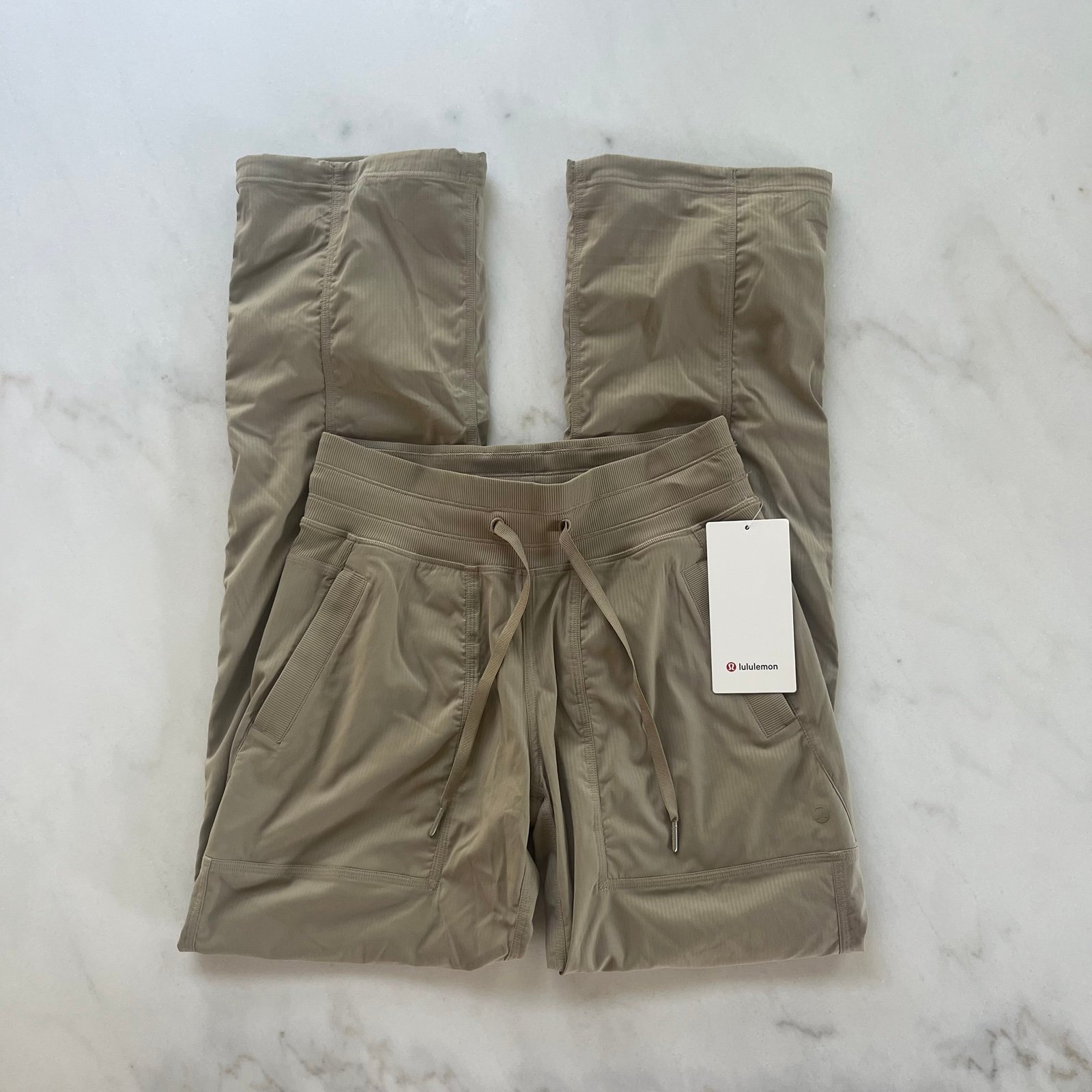 Lululemon sheer oak dance studio pants regular fit size 4 NWT