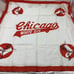 Chicago White Sox Red Vintage Handkerchief Scarf Made in Japan 80s