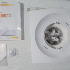 Exhaust fan with led light