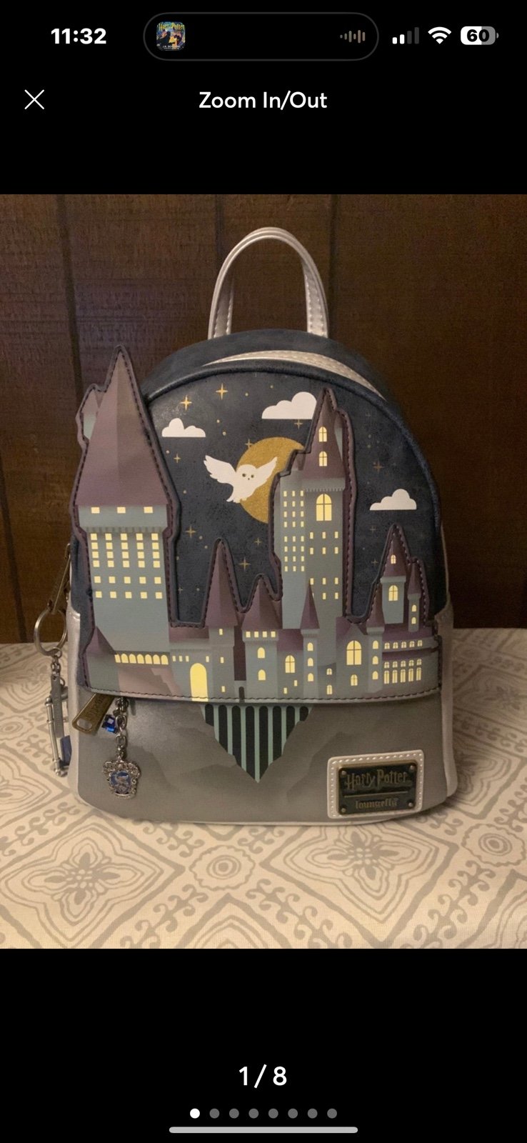 Loungefly hogwarts castle backpack