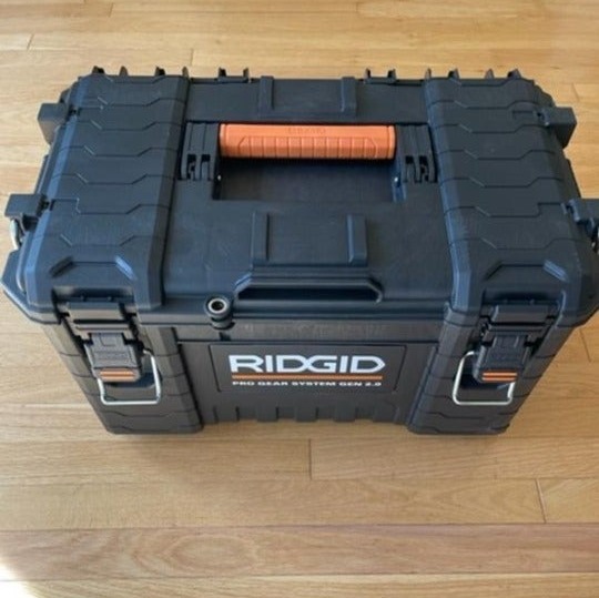 22 In Pro Tool Box Orange Black, Spacious and Practical Toolbox IP65 rated