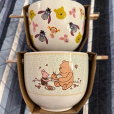 Disney Winnie the Pooh Ramen Bowls lot of 2