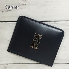 Excellent condition, unused Cartier Double C card case.