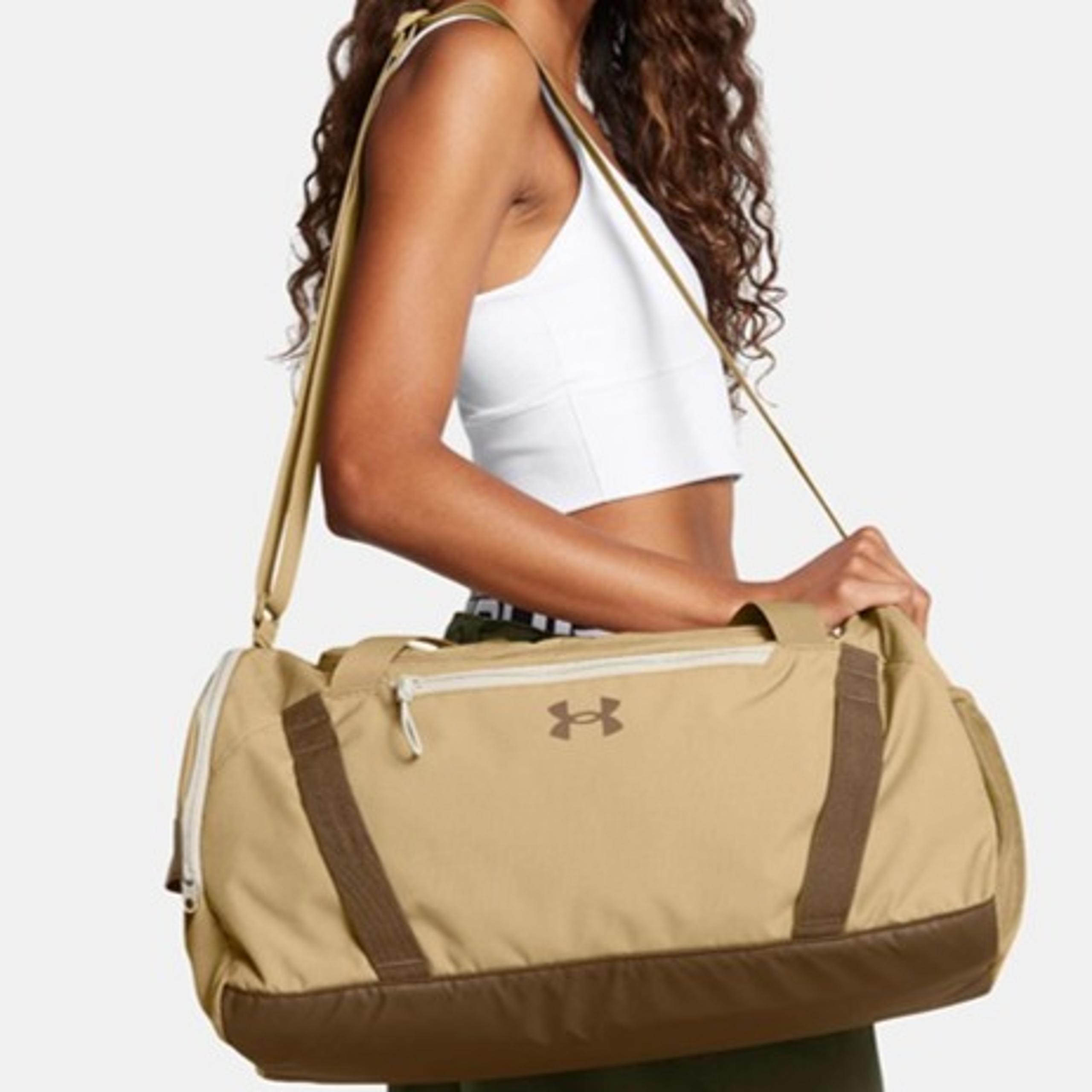 Under Armour Women's  Undeniable Signature Duffle Bag 31L, Color: Camel