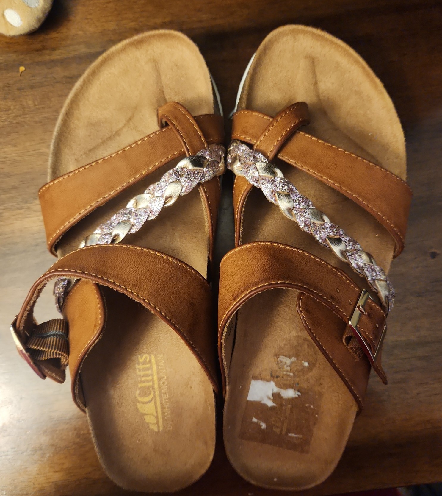 Womens' WHITE MOUNTAIN Gramma Braided Sandals