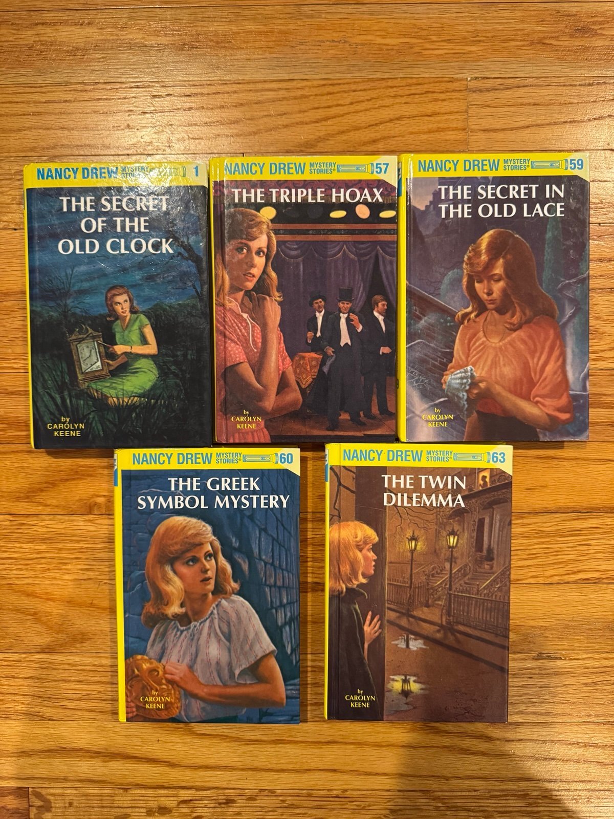 Nancy Drew Lot Hardcover Books Rare Set of 5 Carolyn Keene NEW