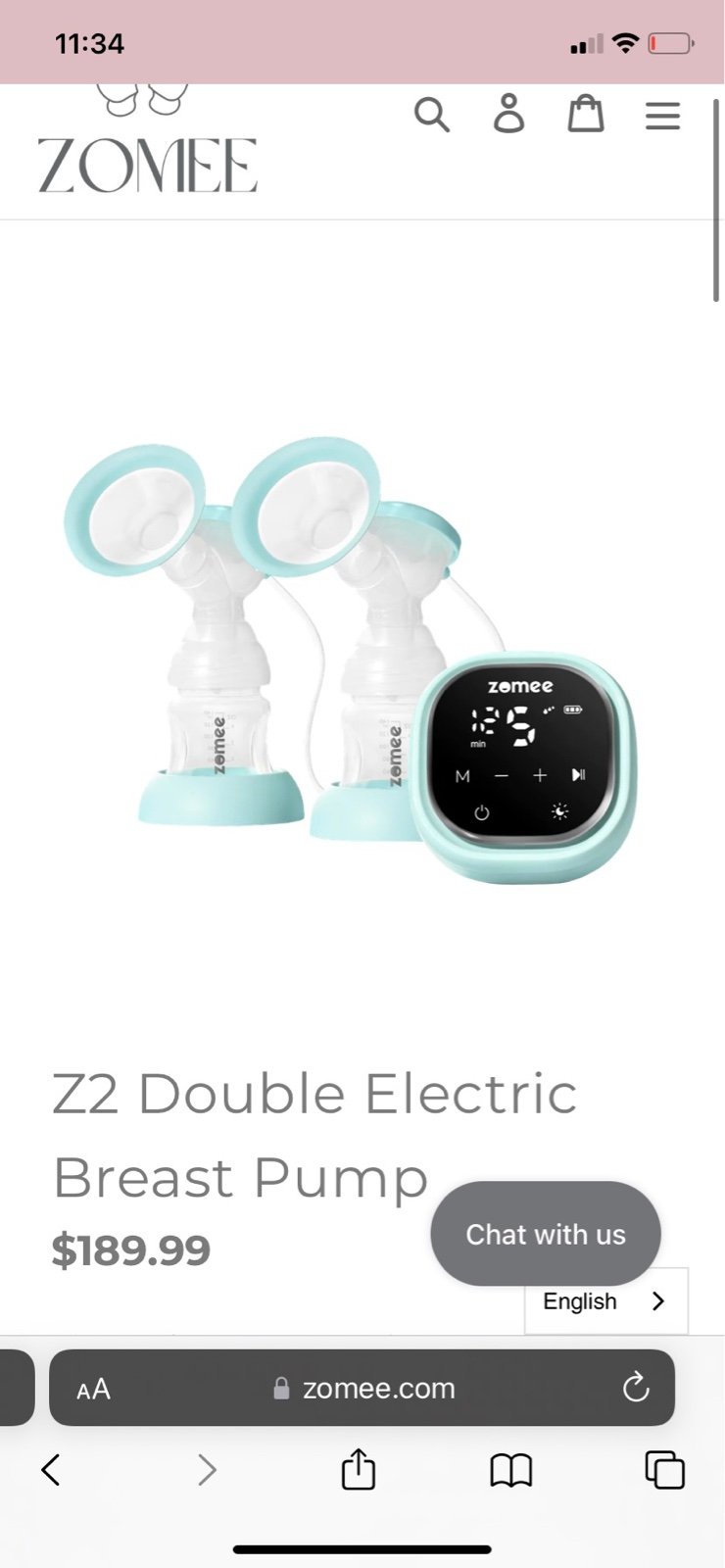 Zomee Z2 pump