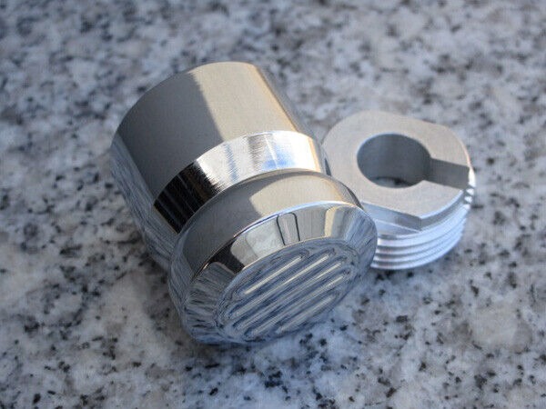 Harley Davidson Sportster Softail Dyna Electra Glide CHROME BM CHOKE KNOB COVER