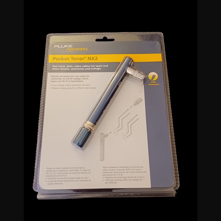 Fluke Networks PTNX2 Pocket Toner NX2 Coax Cable Tester Blue New