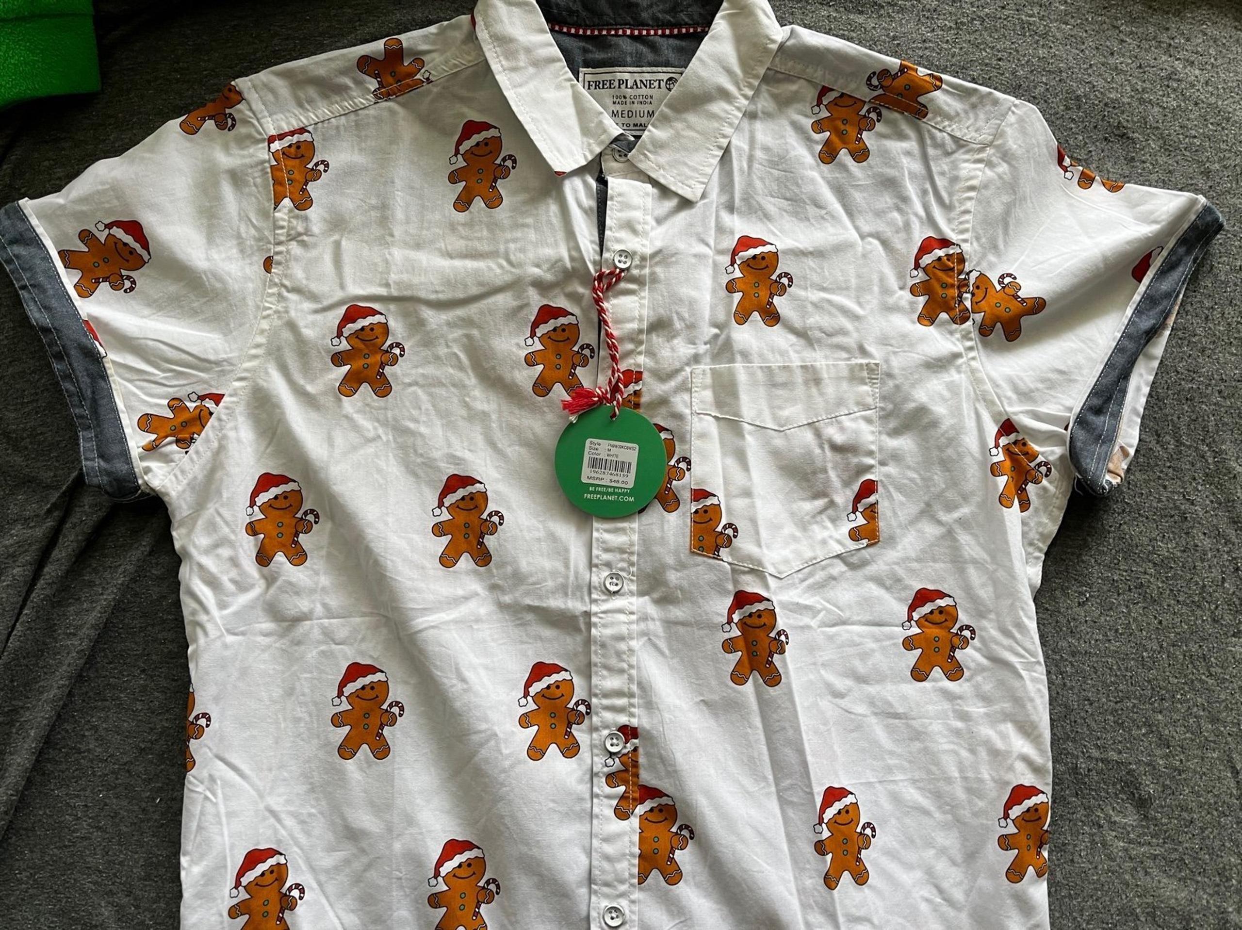 Men’s Free Planet Holiday shirt