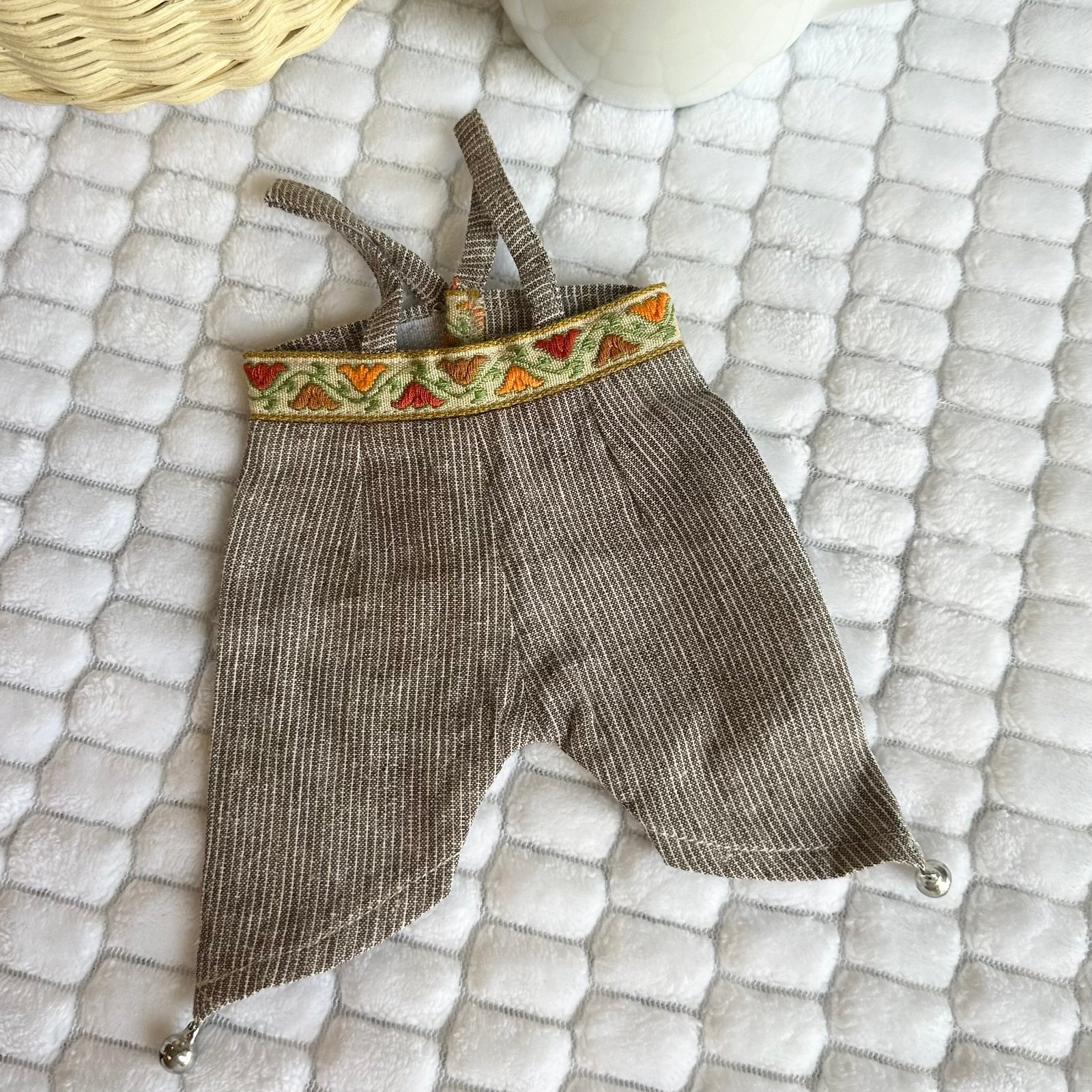 Hazel Village Fancy Dancing Suspender Shorts