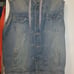 Vintage Chicago Bulls Denim vest Hoodie Jacket M