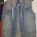 Vintage Chicago Bulls Denim vest Hoodie Jacket M
