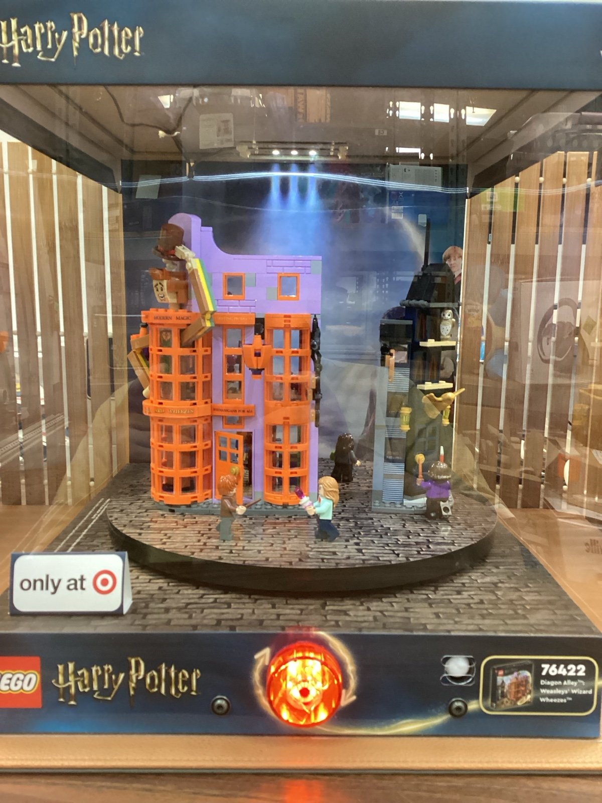 Target LEGO Display for Harry Potter Diagon Alley: Weasleys’ Wizardly Wheezes