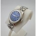 Ladies Seiko 2118-0298 17J Manual Wind Stainless Steel Blue Dial Calendar Watch