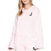 Juicy Couture Women's French Terry Glitter Hoodie Pink Size S