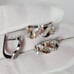 Set of Sterling Silver EARRINGS Sterling Silver Ring