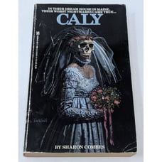 Caly by Sharon Combes 1987 Zebra Horror Skull Cover Paperback Book Vintage 80s