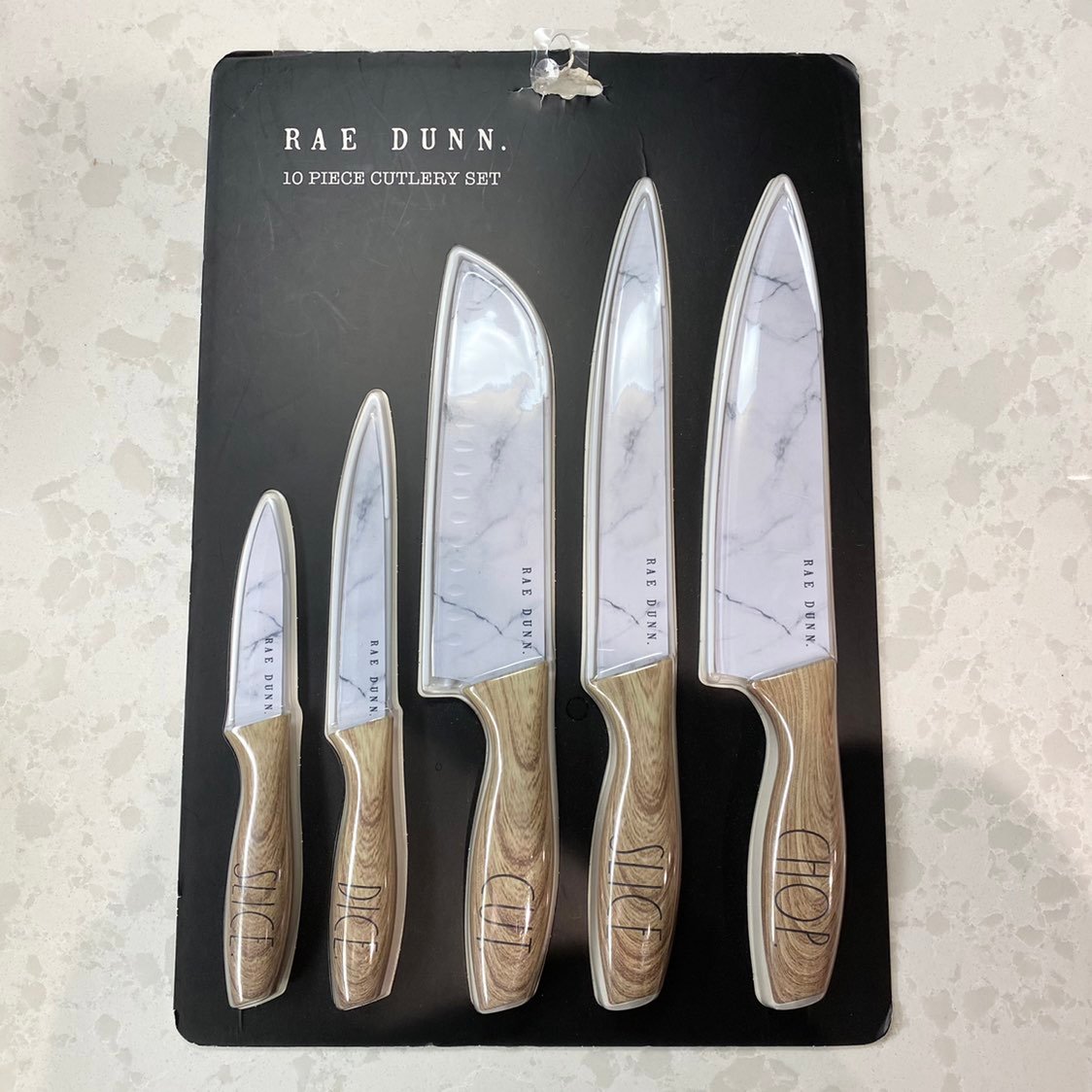 Rae Dunn 10 Piece Cutlery Set