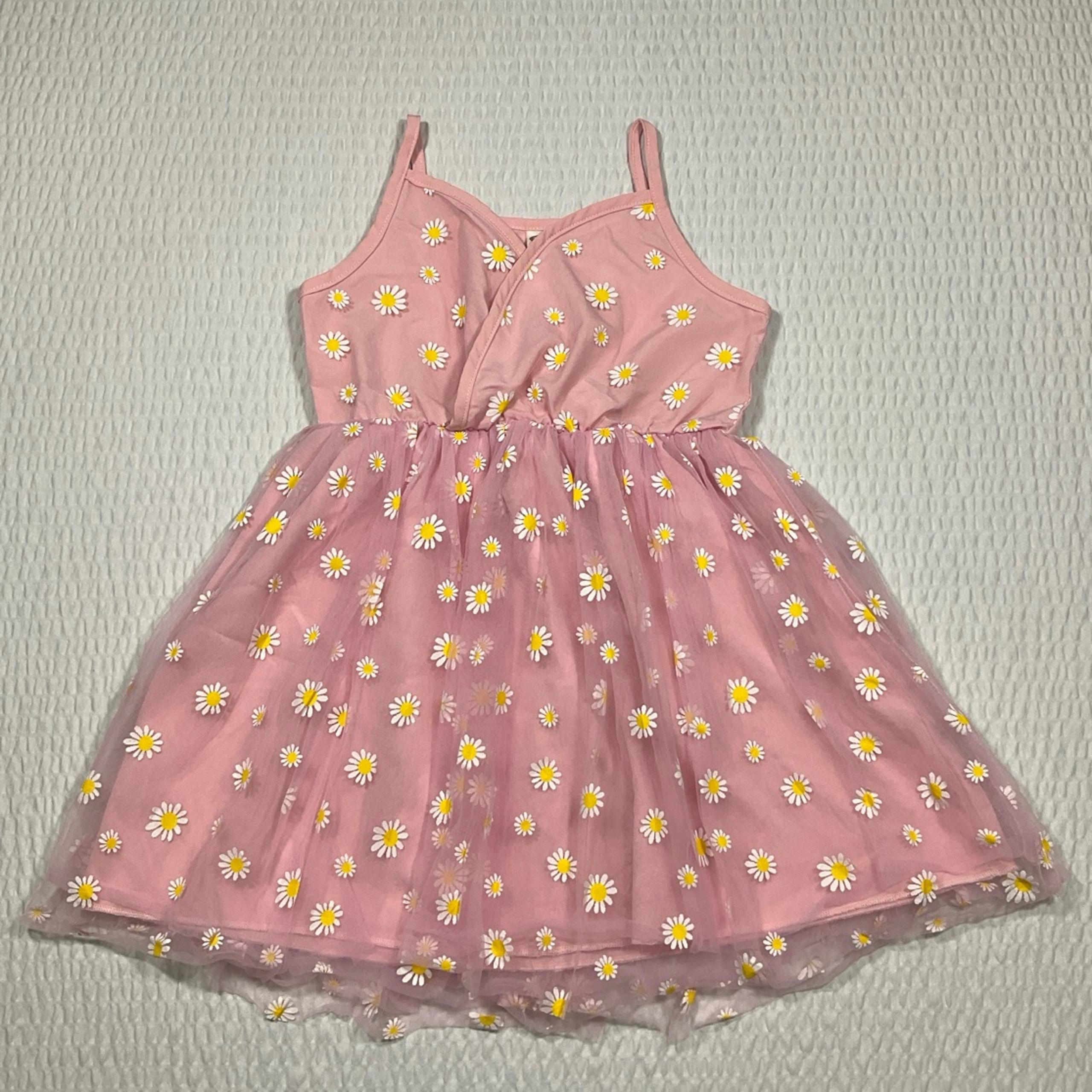 SHEIN Girl Daisy Tule Dress - SIZE 120 - NEW