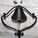 Large Heavy Black Vintage 18 Cast Iron Farmhouse Table Top Rooster Bell Decor